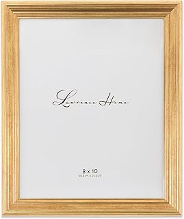Lawrence Frames 536280 Sutter Gold 8x10 Picture Frame