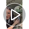 Real Touch White Faux Hydrangea And Eucalyptus Arrangement, Faux Floral Arrangements, Hyper Realistic Artificial Flowers, ...