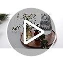 11.5 Inches Candle Holder Tray Home Decor, Round Wood Tray for Coffee Table, Small Wooden Serving Decorative Trays for Home