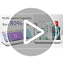 Bathroom Counter Organizer and Storage, 7 Slots Detachable Toothbrush Holders for Bathrooms, Anti-Slip Electric Toothbrush...