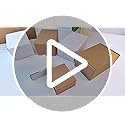 LineKap 12x9x4 Shipping Boxes 20-Pack, White Corrugated Cardboard Boxes for Mailing, Shipping & Small Business Packaging