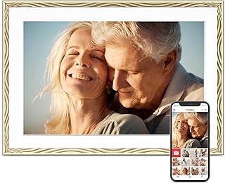 Digital Picture Frame, 10.1'' Frameo Digital Frame Wifi, 32GB Memory, 1280*800 HD Touch Screen Digital Photo Frame, Wall M...