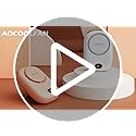 AOCOOLFAN Portable Neck Fan, Mini Small Personal Handheld Fan USB Rechargeable 3 Speed for Girls Boys Woman Eyelash Travel...