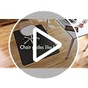 Baroyal Office Chair Mat for Hardwood Floor Under Desk Computer Rolling Chair Mat for Wood/Tile Floor Non-Slip Heavy Duty ...