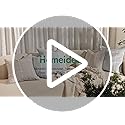 HOMEIDEAS Decorative Plaid Throw Pillow Covers 20x20 Set of 2, Tan Farmhouse Pillow Covers, Neutral Faux Linen Cushion Cov...