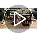 Mixoo 4x6 Picture Frame Light , Vintage Rotating Photo Frame Tabletop Lamp, Touch Desk Lamp for Bedroom Bedside, Table lam...