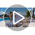 Ruikyhom Lounge Chair Towel Cover (Pack of 2), Ultra Plush & Absorbent Micro Fleece Chair Towel for Pool, Beach, Patio & G...