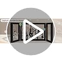 Afuly 5x7 Picture Frame Black 4x6 3 Picture Frames Collage Hinged Folding Triple Photo Frames Home Decor for Wall Desktop ...