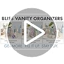 STORi Bliss Clear Makeup Organizer for Countertop, Divided Bathroom Organizer & Storage Drawer, Makeup Brush Holder, Cosme...