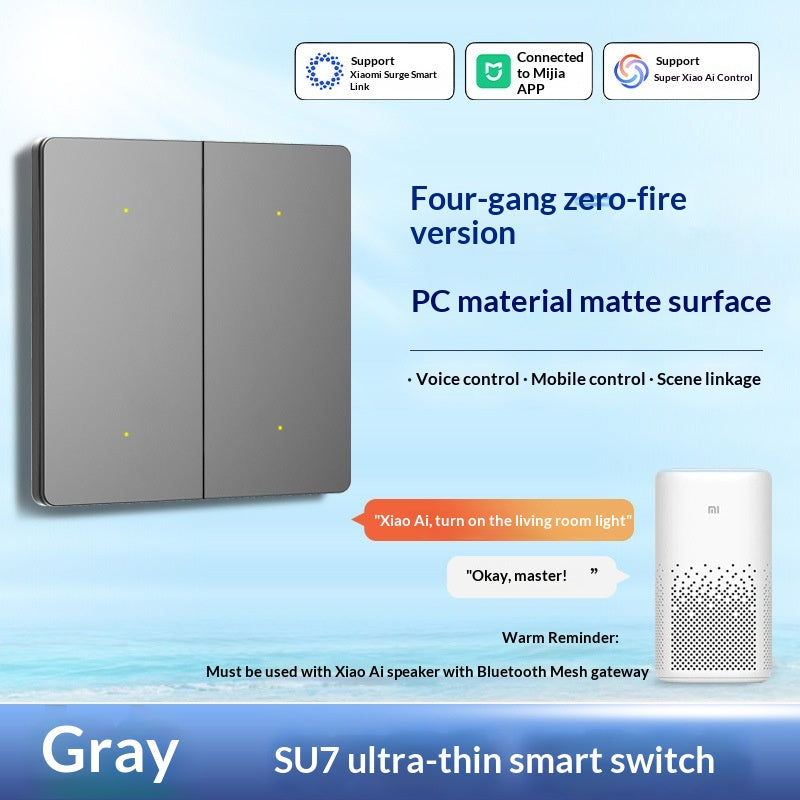 Hotel And Home Smart Switch With Voice Control