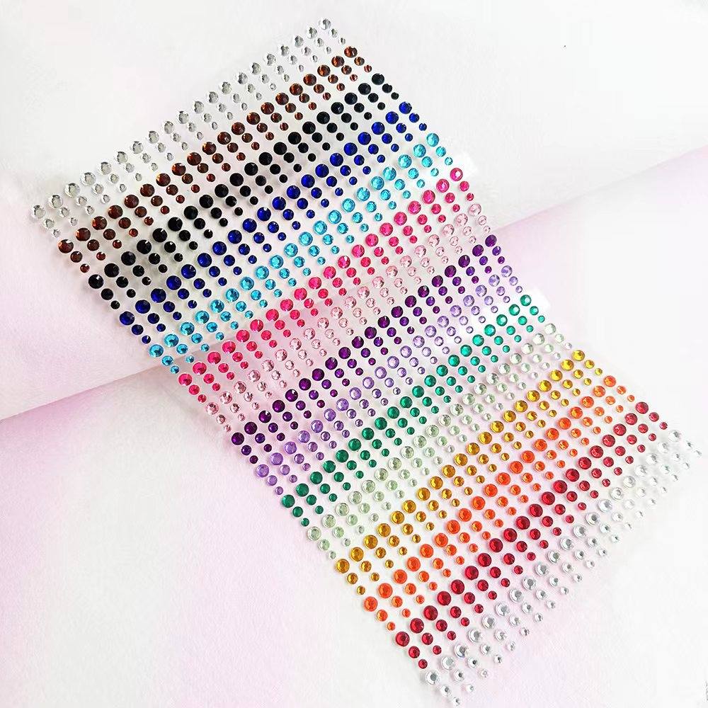 900 Starry Sky Makeup Diamond Stickers