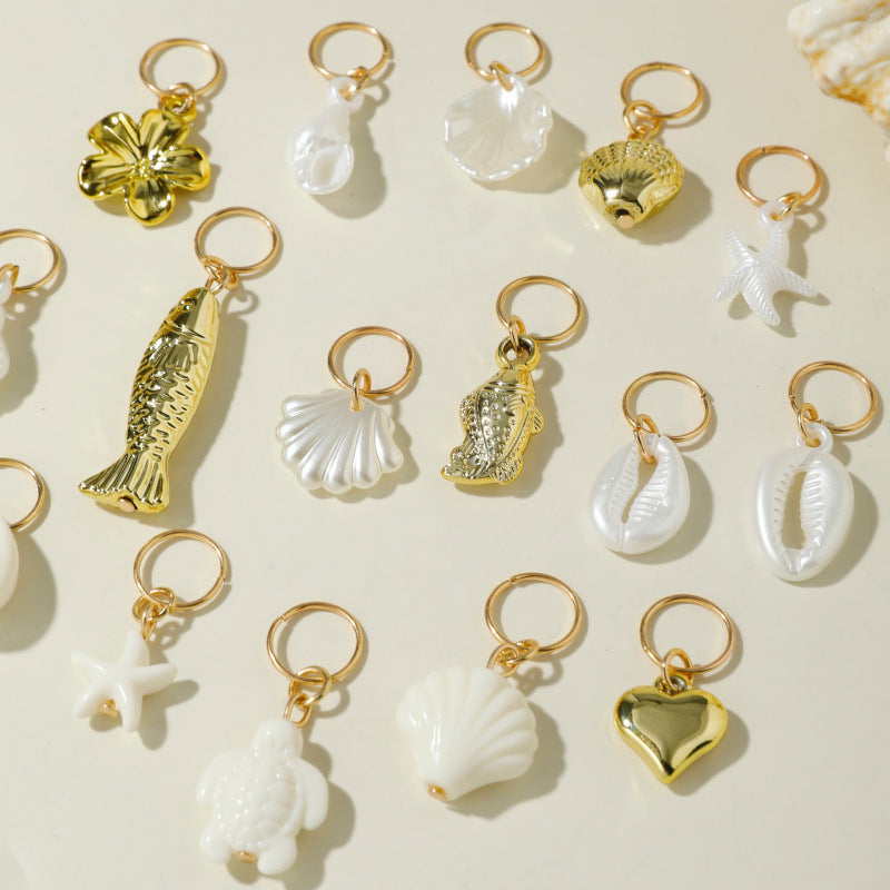 Fashionable Beach Conch Shell Braided Hair Ornament