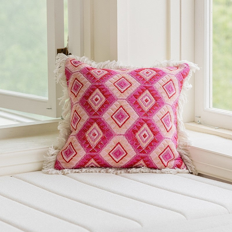 American-style Yarn-dyed Jacquard Minimalist Model Room Showroom Decor