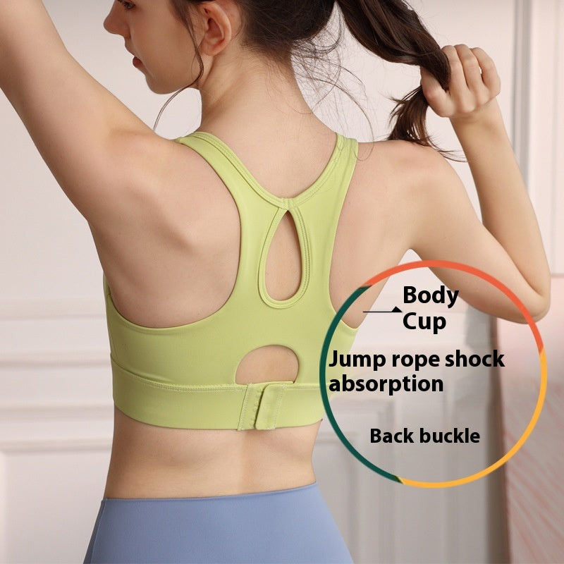 One-piece Cup High-strength Shockproof Sports Underwear Training Fitness