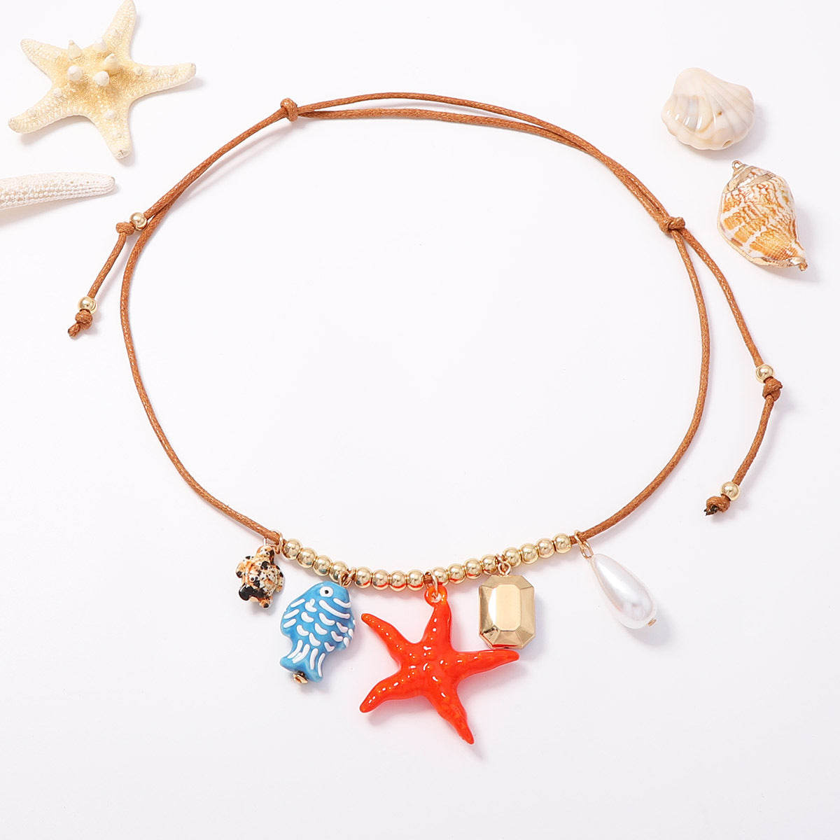 Summer Fashion Niche-design Ocean Creature Pendant Necklace
