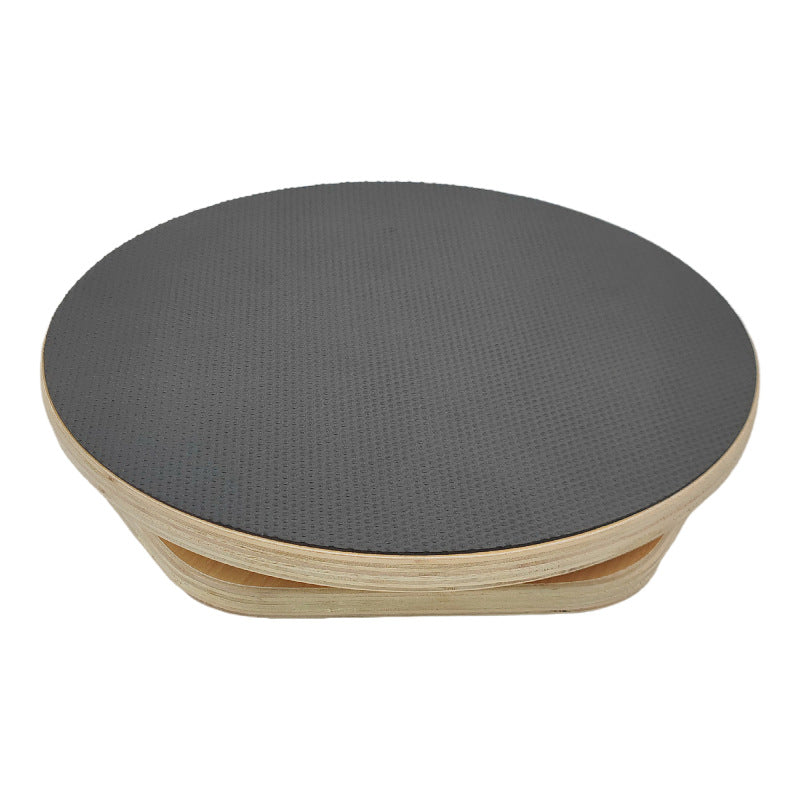 New Large Wooden Wriggled Plate Home Fitness Slimming Tea Stable Non-slip Solid Wood Waist Swing Turntable Wholesale