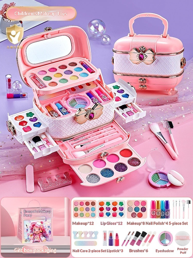 Cosmetics Cosmetics Refrigerator Children's Washable Makeup Play House Toys