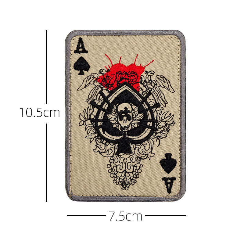 Embroidered Velcro Patch Badge Cloth Stickers Backpack Accessories