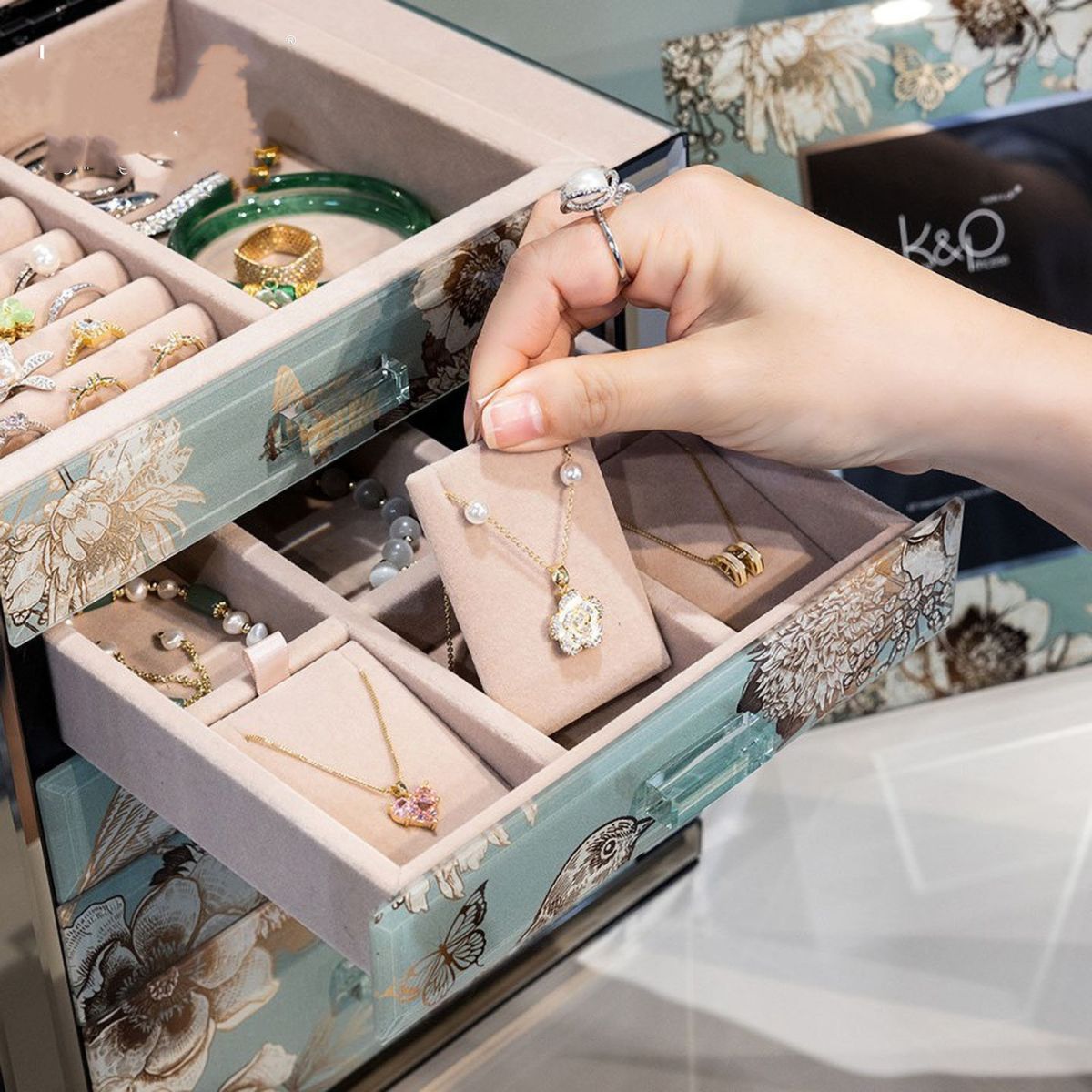 Multi-Tier Jewelry And Accessory Storage Box