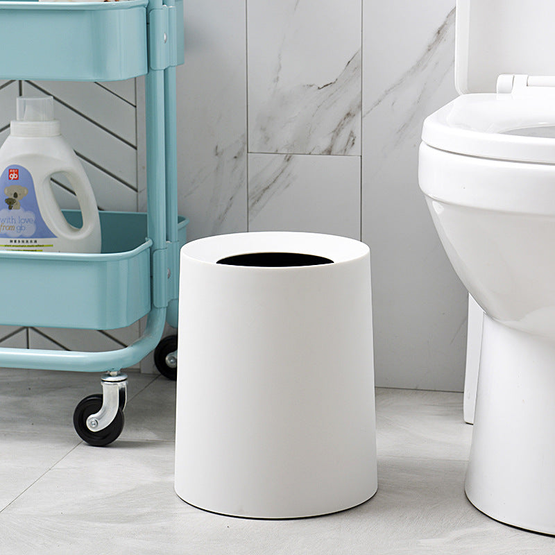 Simple Bathroom Toilet And Kitchen Open-Top Narrow Space Trash Can