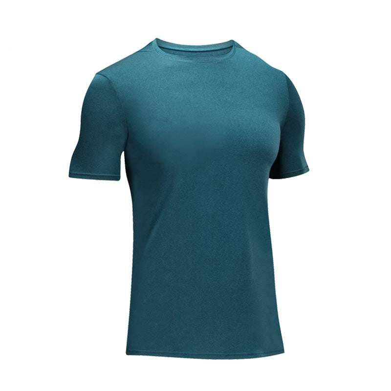 Men's Short-Sleeve T-Shirt Loose-Fit Quick-Drying Fitness Top
