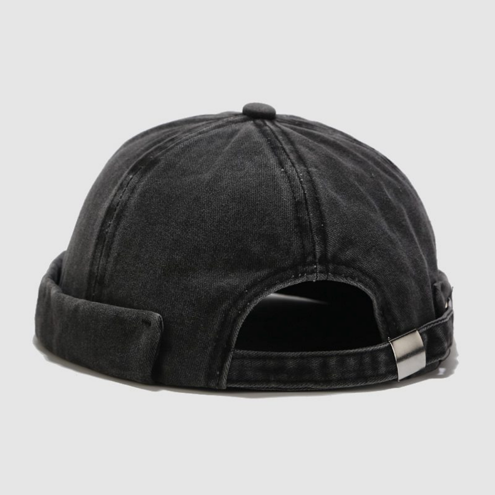 Summer Men's And Women's Solid-color Light-bleached Distressed Simple Casual Style Host Hat, Suitable For Outdoor Outings.