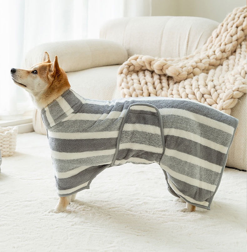 Pet Bath Robes Dog Clothes Cat Bathing Towels Pet Apparel