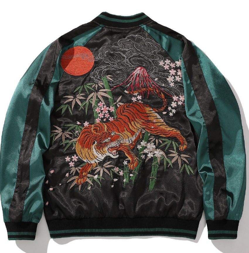 K-Nan Casual Tiger-year Trendy-brand Baseball Jacket A004