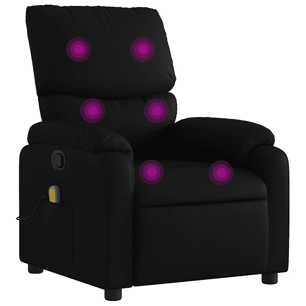 Massage Recliner Chair, Faux Leather