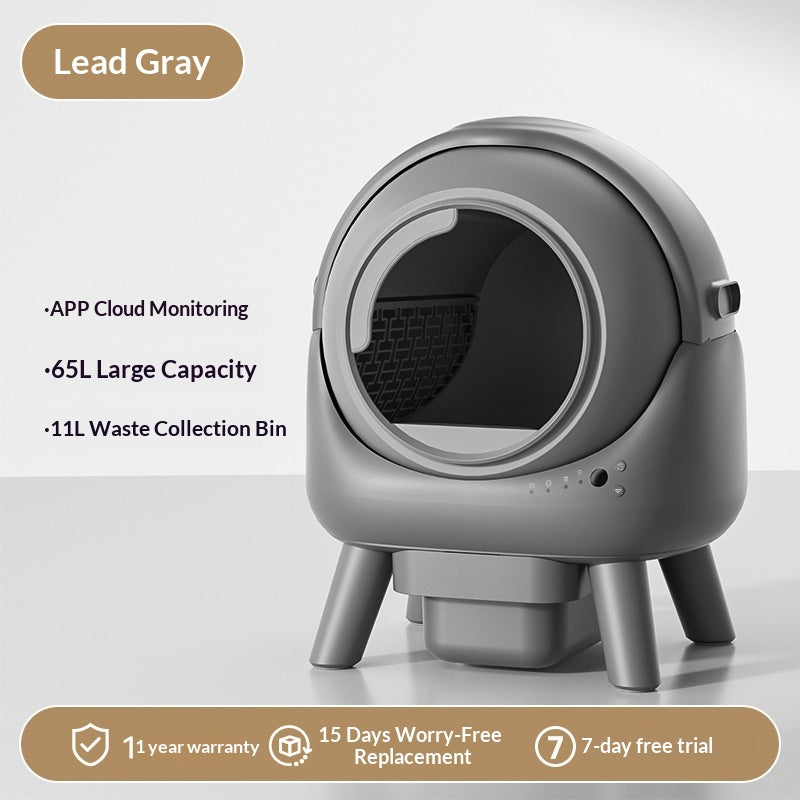 Smart Fully Enclosed Cat Litter Box