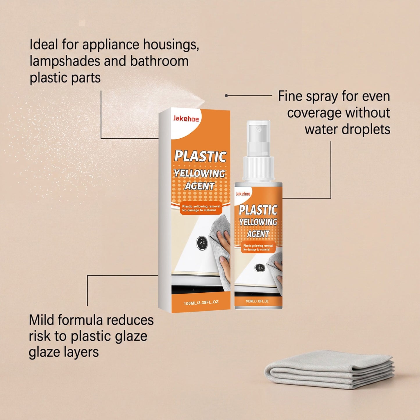 Daily Household Plastic Convenient Cleaning And Care Agent