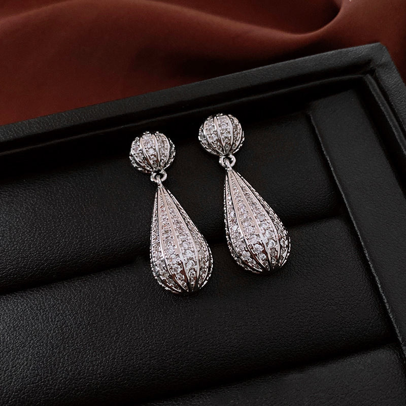 Multi Occasion Retro Earrings For Women Vintage Zirconia Premium Fashion Gift