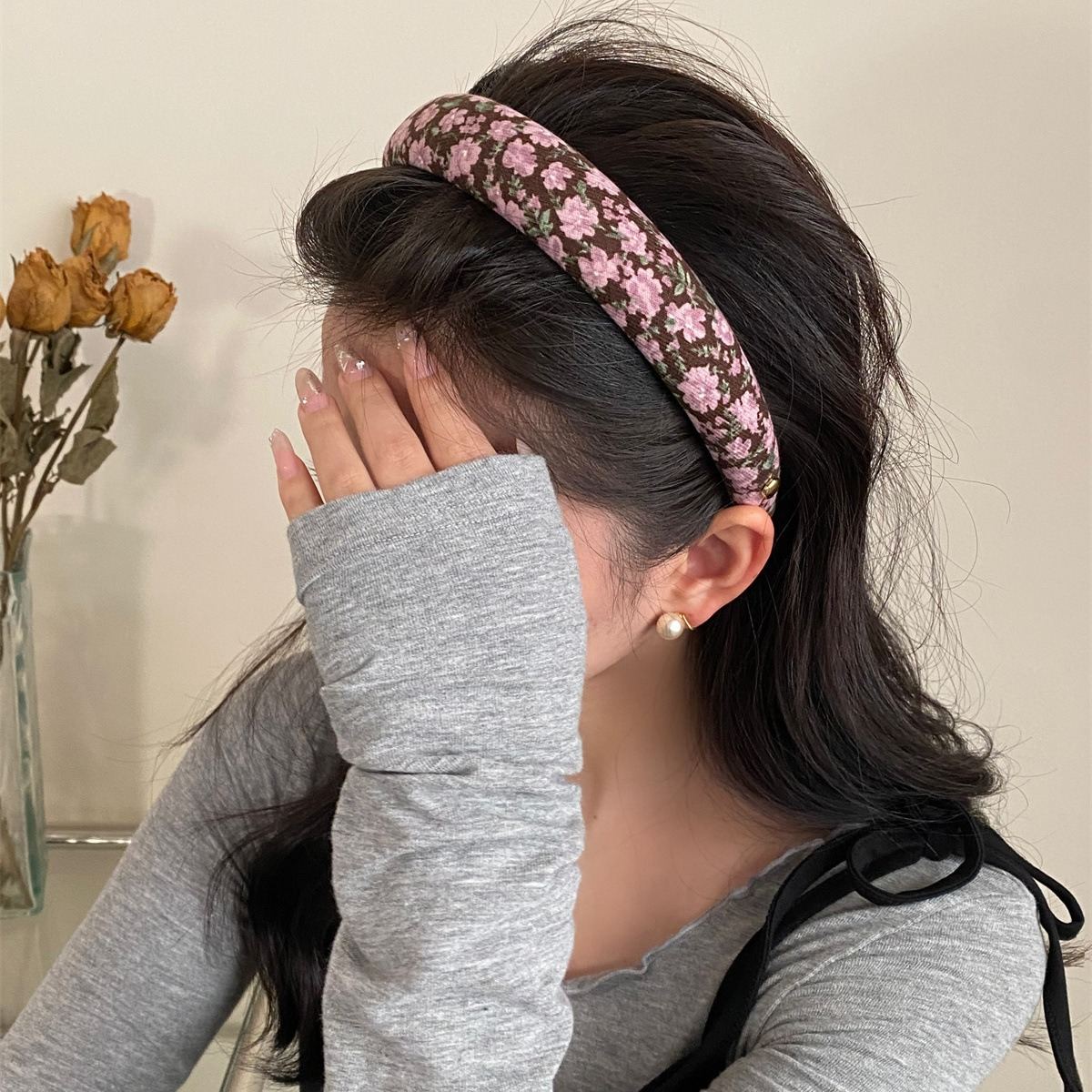 French Vintage Floral Beautiful Headband Hair Accessories