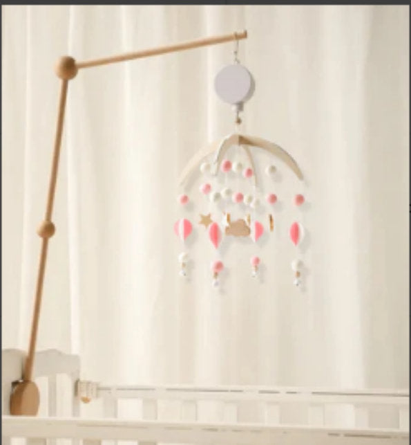 Baby Mobile Moon And Cloud Fabric Bed Bell