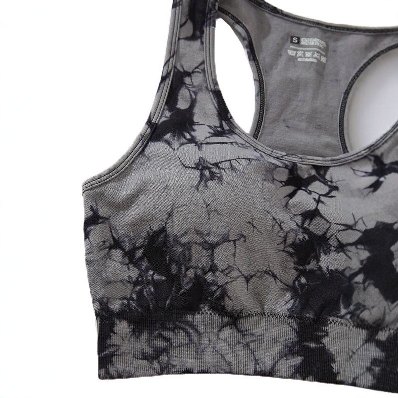 Sports Tie-dyed Long-sleeved Yoga Clothes Outdoor