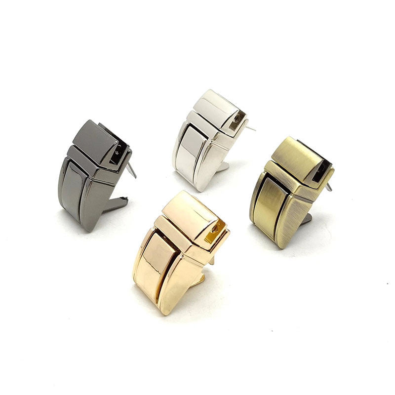 Zinc Alloy Square Small Mortise Lock Bag Front Veil Decorative Accessories