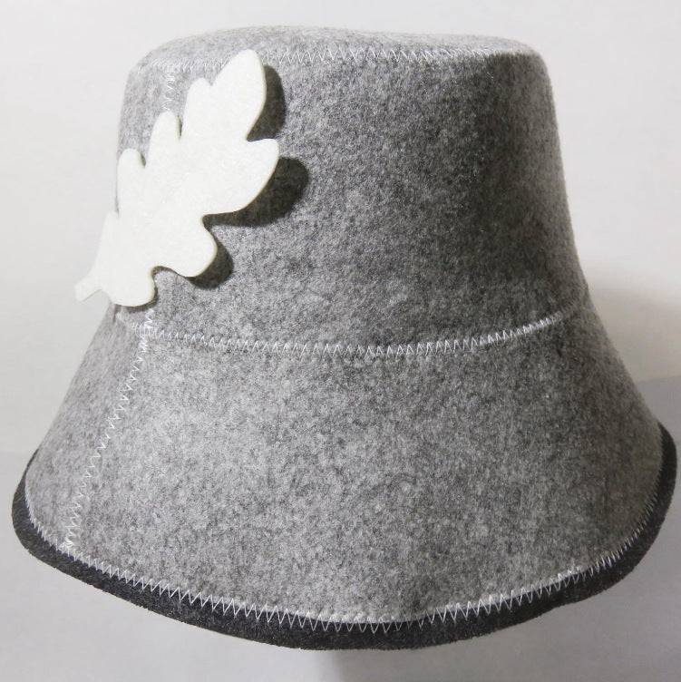 Water-Absorbing, Warm Wool Sauna Fisherman Bath Hat