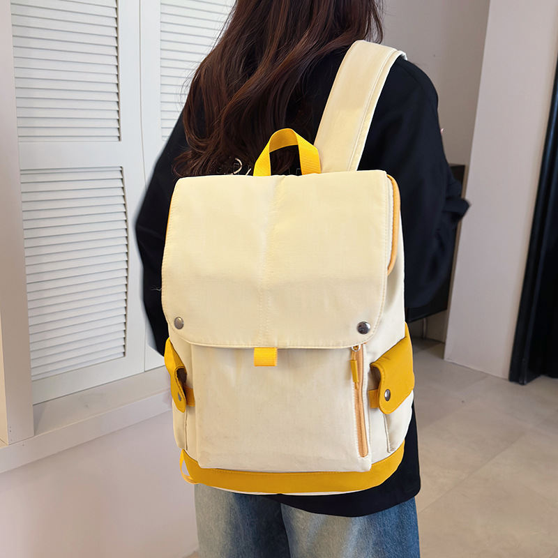 Mens Backpack Workwear-inspired Functional Style Outdoor