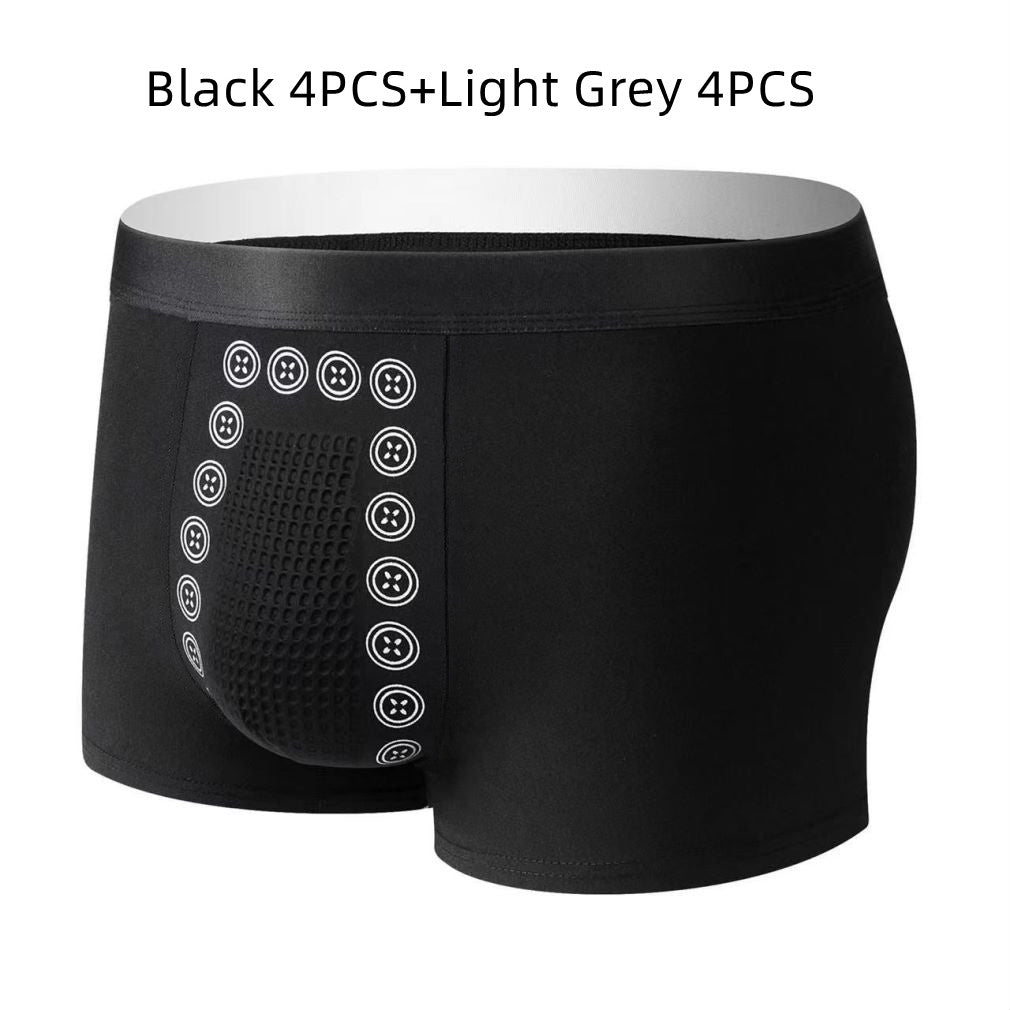 Men's Massage Particles Breathable Bottom Skin-friendly Underwear