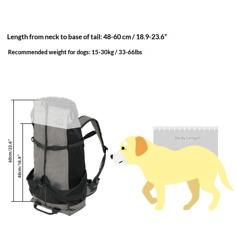 Double-Layer Protective Pet Backpack