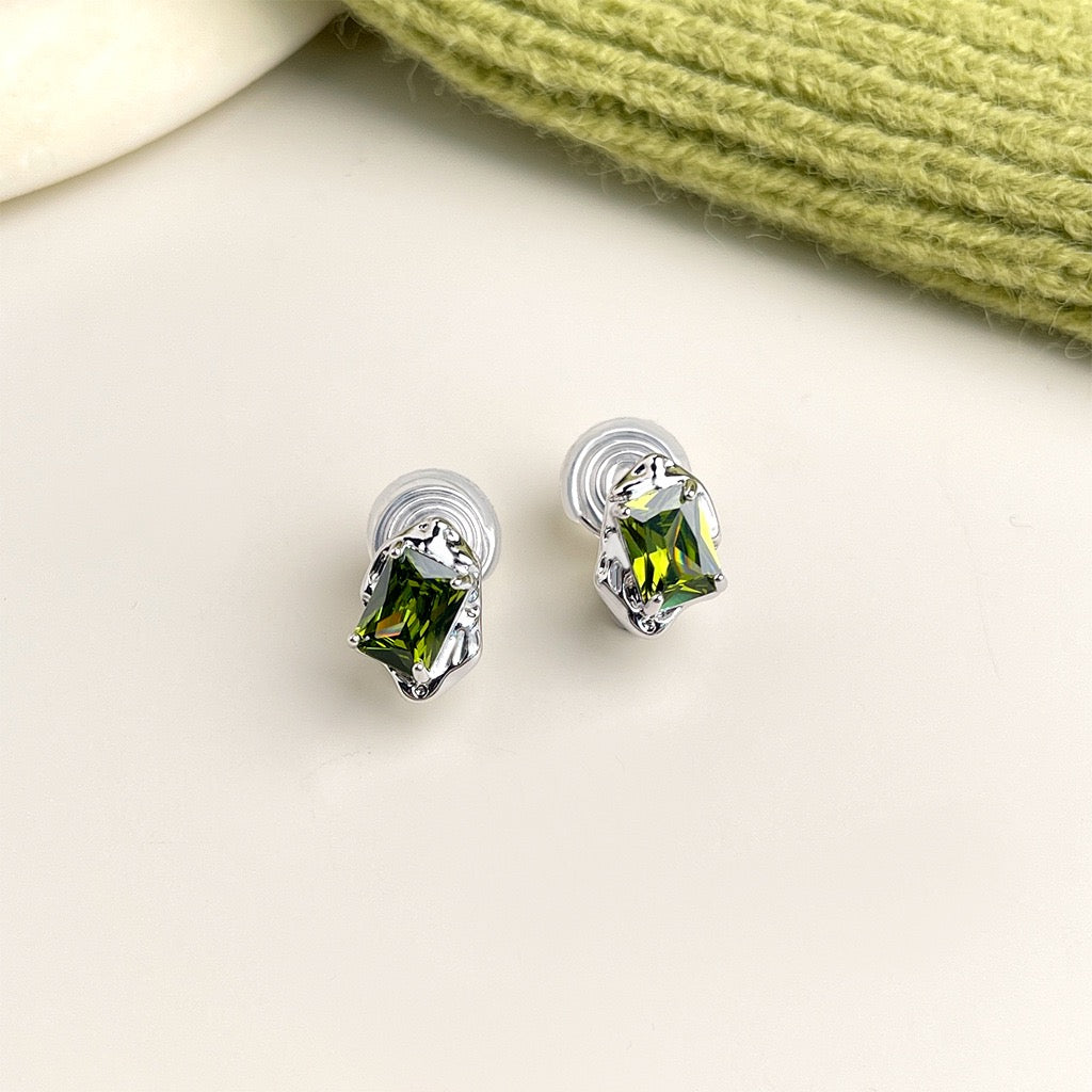 Sweet Flower Spring Earrings Women Mori Style No Piercing Ear Clips Fashion Jewelry