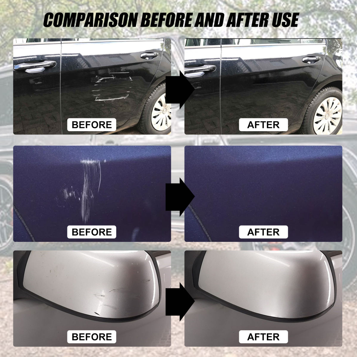 Portable Car Paint Care Scratch Polishing Repair Cream
