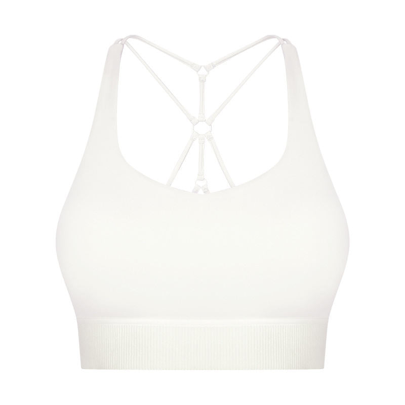 Nylon Thin Strap Sports Underwear Thread Shockproof Yoga Bra