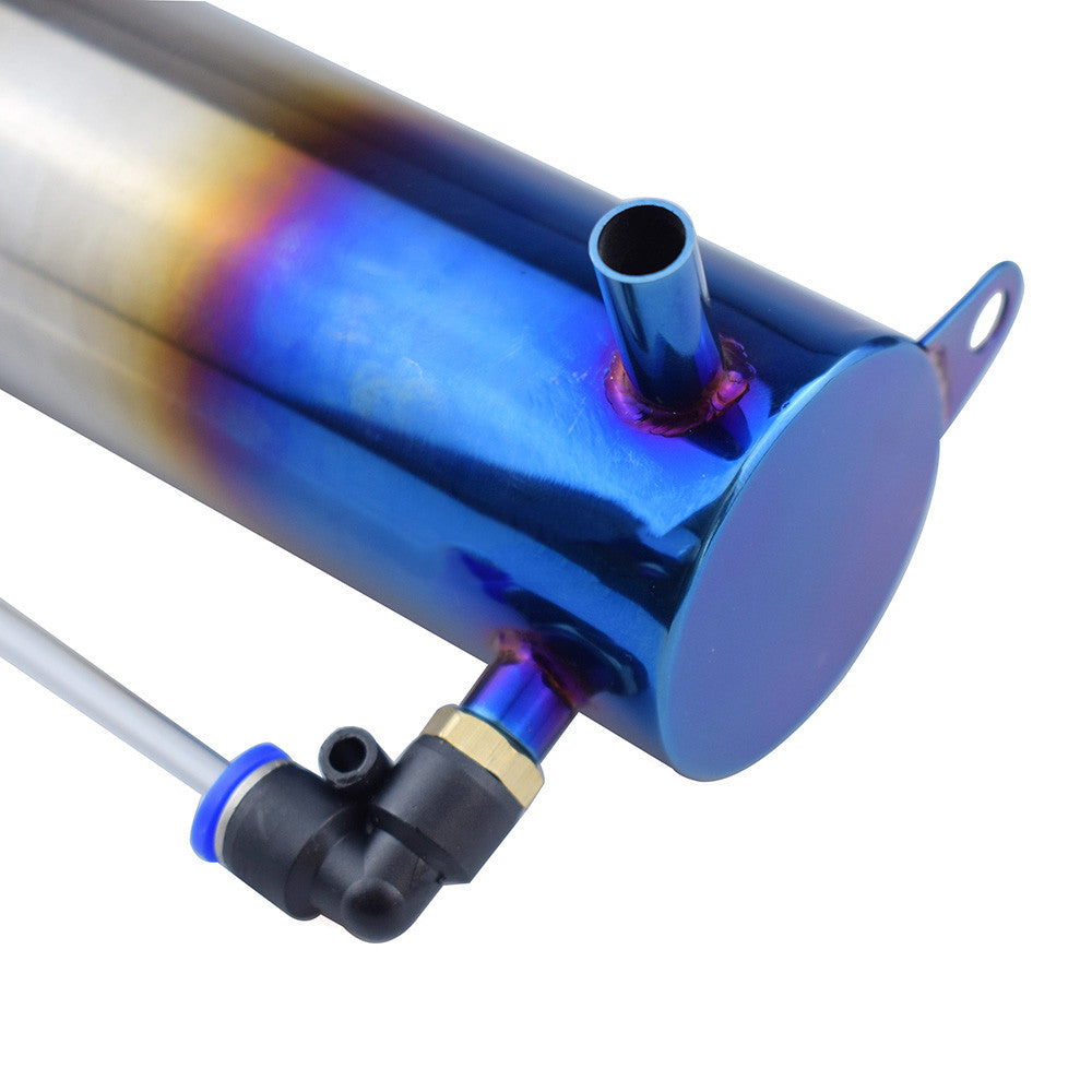 Car Modification Roasted Blue Auxiliary Cooling Water Tank Aluminum Alloy Cooling Pot