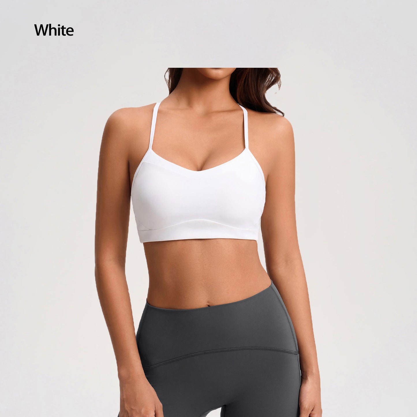Yoga Sports Bra For Women With Thin Straps, Beautiful Back Design, Small Camisole, Push-up Anti-Sagging Fitness Bra