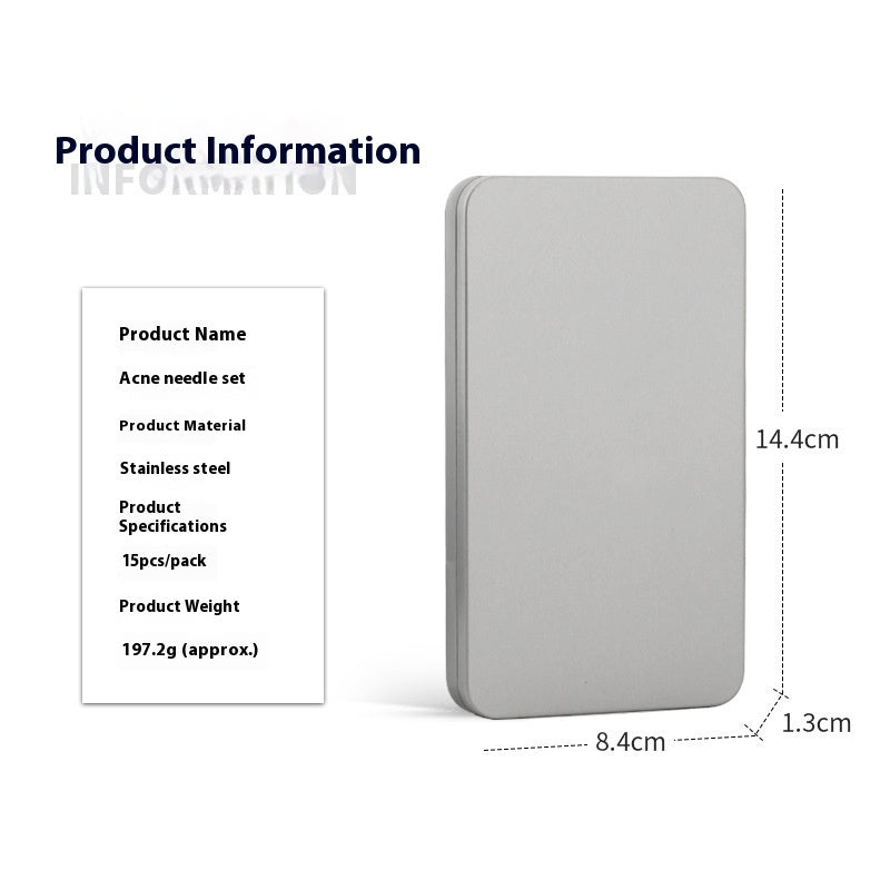 Stainless Steel Portable Blackhead Removing Acne Beauty Tool