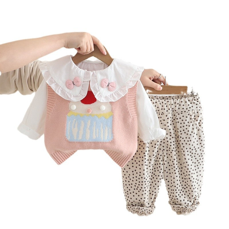 Baby Girl Spring Suit Fashionable Korean Style