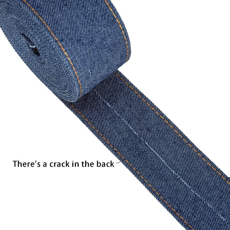 Denim Ribbon Hair Accessories Bowknot Making Clothing Ingredients