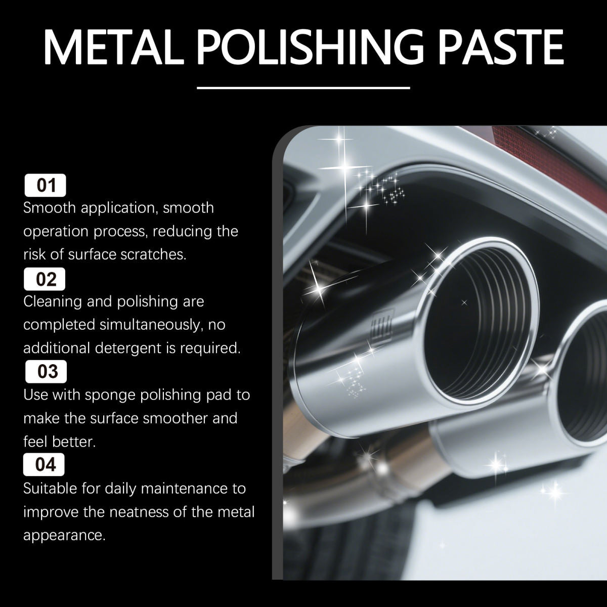 Cross-border Product Metal Polishing And Care Kit Polishes, Removes Oxidation, Prevents Scratches, Easy To Use, Maintains Shine For Daily Use.
