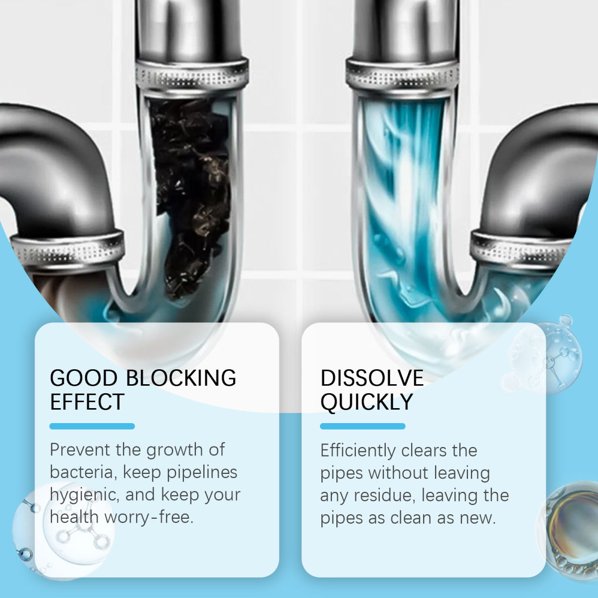 Jakehoe Drain Cleaner For Unclogging Kitchen And Toilet Drains, Cleaning And Stain Removal.